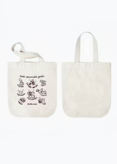 Ecobag Todo Ceramista gosta - marrom